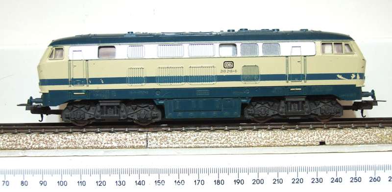 LIMA HO:  DB 1632 Class 218-6  Diesel Loco in Good Un-Boxed Operational condition.(Italy)