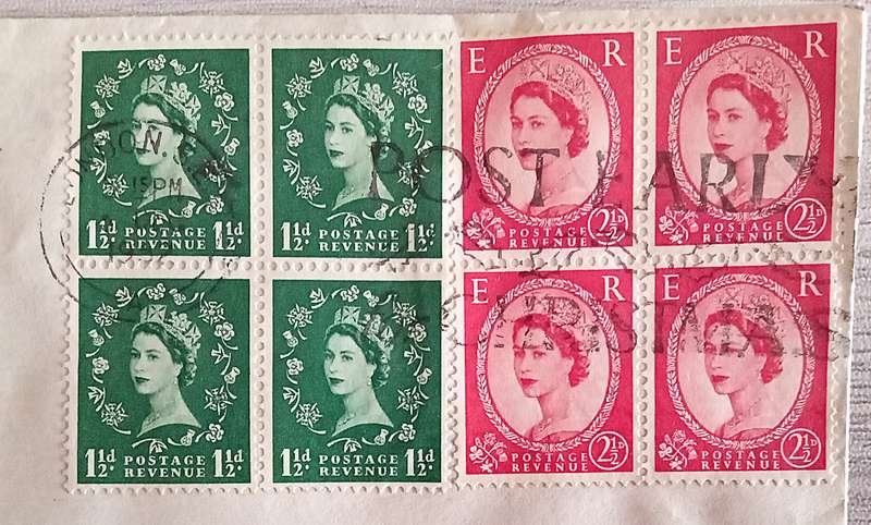 England 1952 FDC new issue of new values 5 Dec 1952