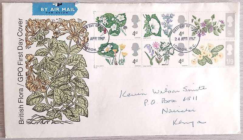 England 1967 Addressed FDC British Flora/ GPO First Day Cover.
