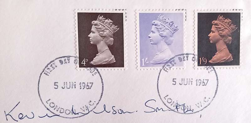 England 1967 Addressed FDC Definitive Issue First Day Cover GPO.