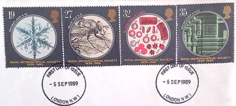 England 1989 Addressed FDC Microscopy