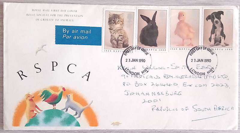 1990 England The 150th Anniversary of the Royal Society for Prevention of Cruelty to Animals
