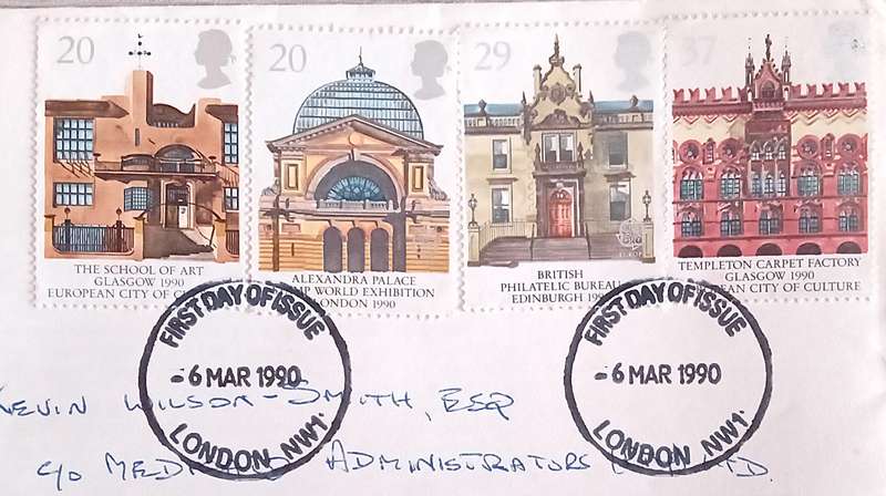 England 1990 EUROPA Stamps - Post Offices