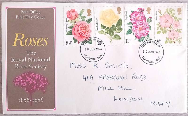 England 1976 The 100th Anniversary of the Royal National Rose Society
