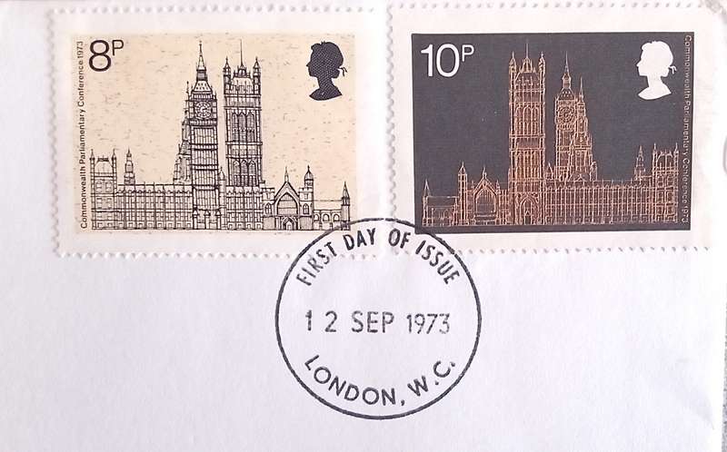 England 1973 Addressed FDC Nineteenth Commonwealth Parliamentary Conference London 1973..