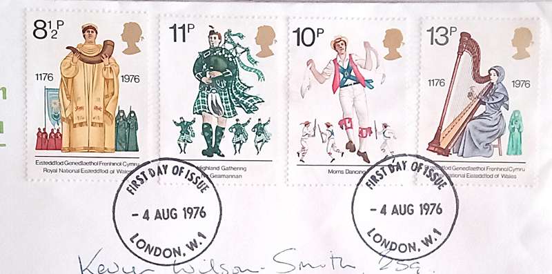 England 1976 Addressed FDC British Cultural Traditions.