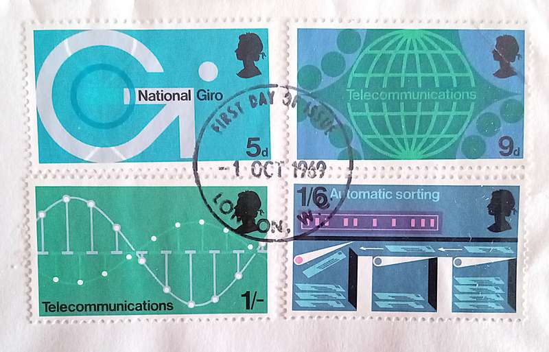 England 1969 Addressed FDC Post Office Technology.