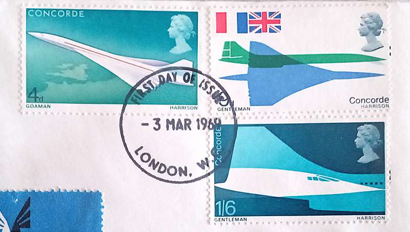 England 1969 Addressed FDC CONCORDE.