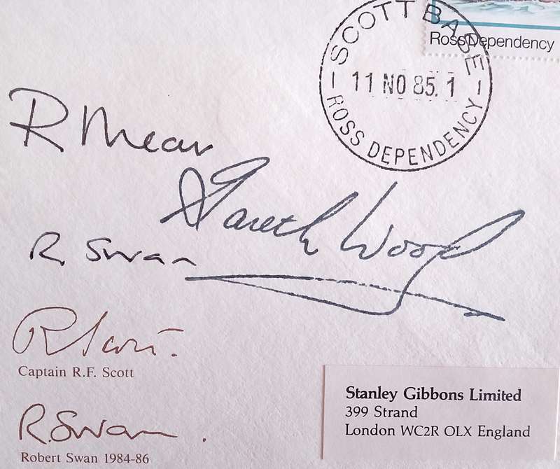Ross Dependency 1985 Addressed Signed FDC In The Footsteps of Scott-Antarctic Expedition 1984-86.