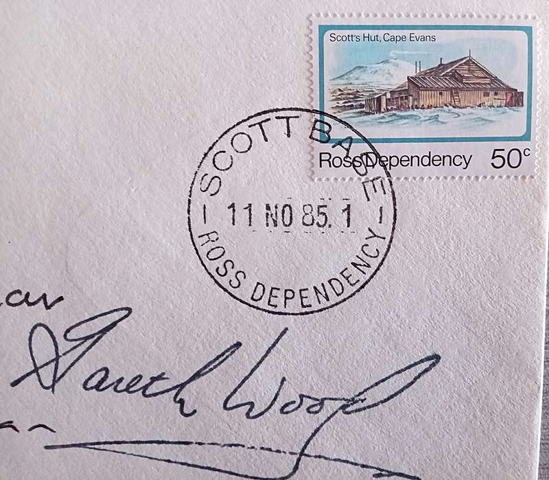 Ross Dependency 1985 Addressed Signed FDC In The Footsteps of Scott-Antarctic Expedition 1984-86.