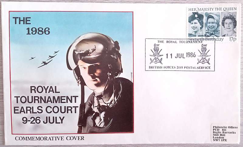 England 1986 Addressed First Day Cover The 1986 Royal Tournament Earls Court 9-26 July.