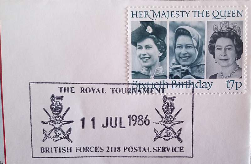 England 1986 Addressed First Day Cover The 1986 Royal Tournament Earls Court 9-26 July.