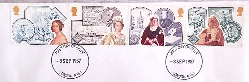 England 1987 Addressed First Day Cover Victorian Britain.