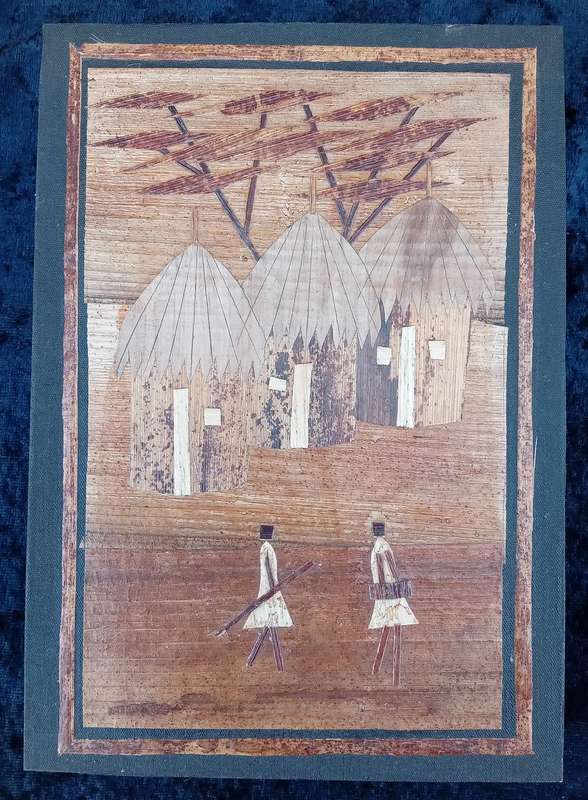 6 x Second Hand Handmade African Wall Decor Art.