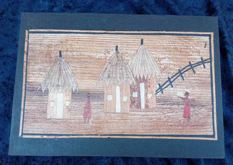 6 x Second Hand Handmade African Wall Decor Art.