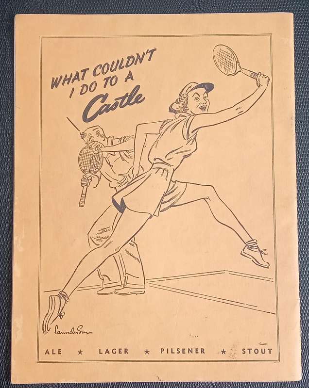 1949 Official Souvenir Australian Mixed Lawn Tennis Team South African Tour. with signatures