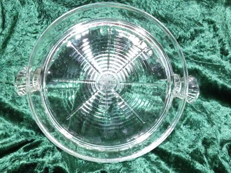 Fire King pie dish, or dish lid.