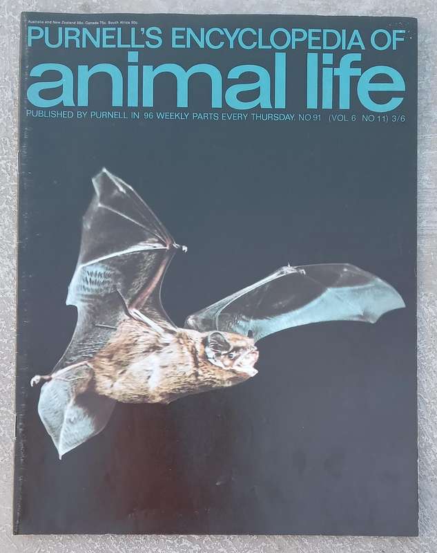 1970 Purnell's Encyclopedia Of Animal Life No 91 (Vol6 No11)