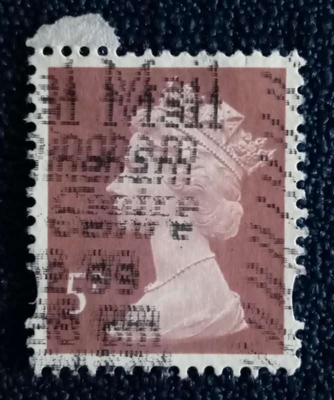 Single Used Stamp-England