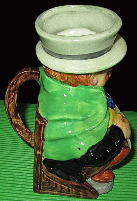 Burleigh Ware Toby Jug "Tony Weller" 11cm high