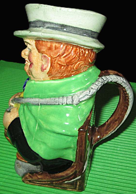 Burleigh Ware Toby Jug "Tony Weller" 11cm high