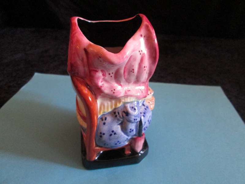 Burleigh Ware Toby Jug "Sairey Gamp" 10cm high