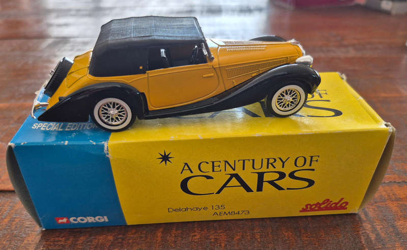 Corgi Solido Century of cars Delahaye 135