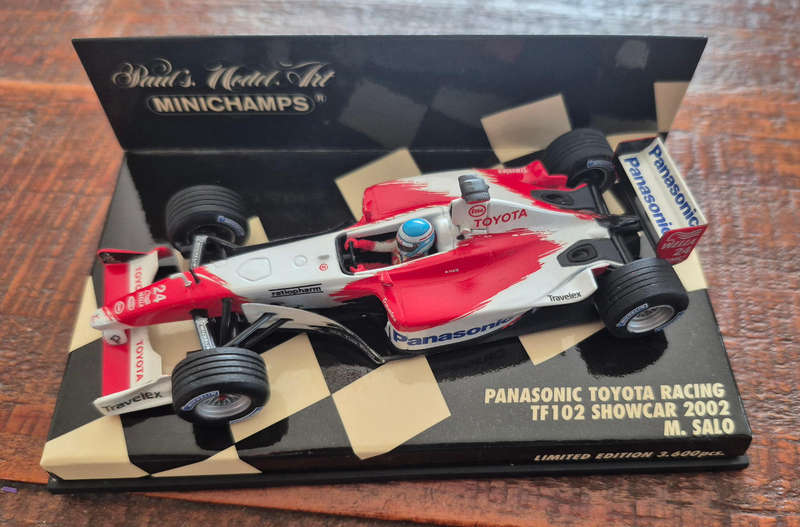 Minichamps set of 4x Toyota racing models