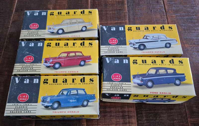VanGaurds set of 5x 1950's Models