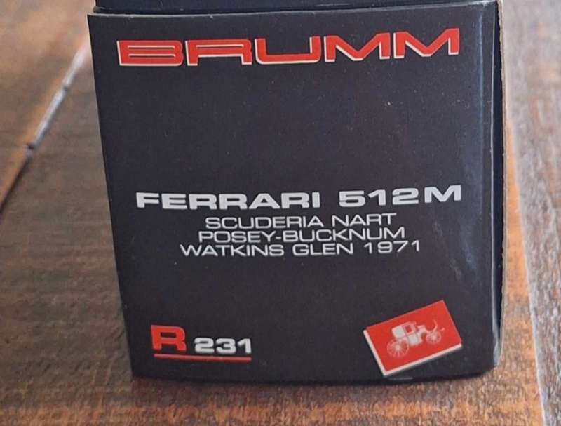 Brumm Ferrari model R231