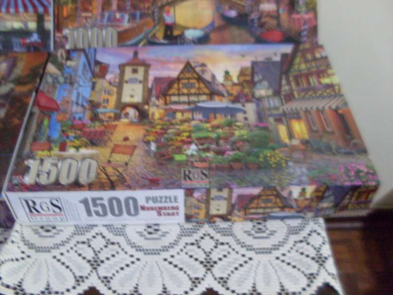 4 X RGS PUZZLES...COMPLETE....2 X 1,000 PIECES AND 2 X 1,500 PIECES