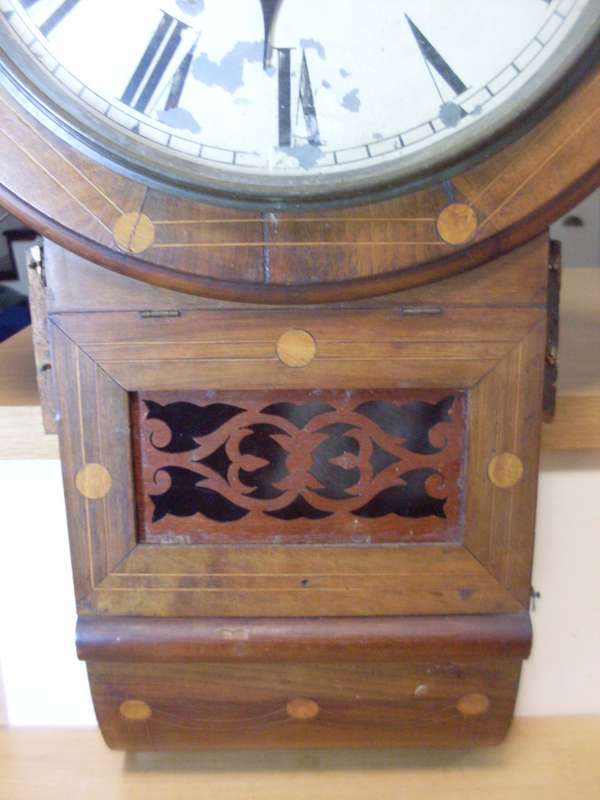 VINTAGE WALL CLOCK....1880 NEW HAVEN CLOCK CO WESTMINSTER CHIME....SEE DESCRIPTION