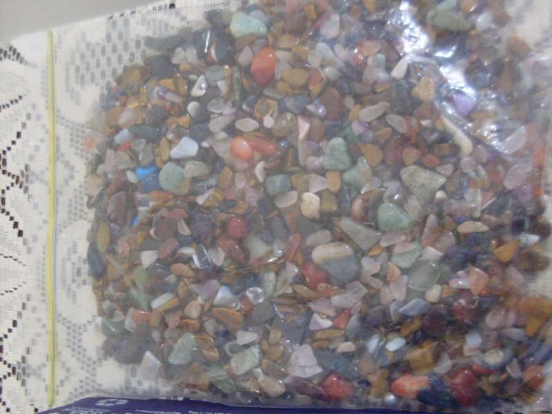 A COLLECTION OF LOVELY STONES ...MOST ARE POLISHED...3 . 8 KG