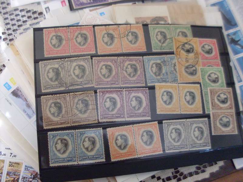 SWA/NAMIBIA FDCS AND OODLES OF C/BS SETS MINT  SOME POSTAGE STAMPS OVERPRINTS ON SA