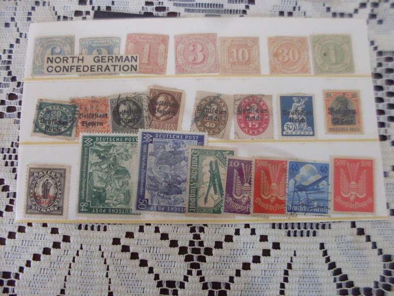 NORTH GERMAN CONFEDERATION/HITLER STAMPS(SOME UKRAINE OVERPRINTS )FDC M/SHEETS ETC