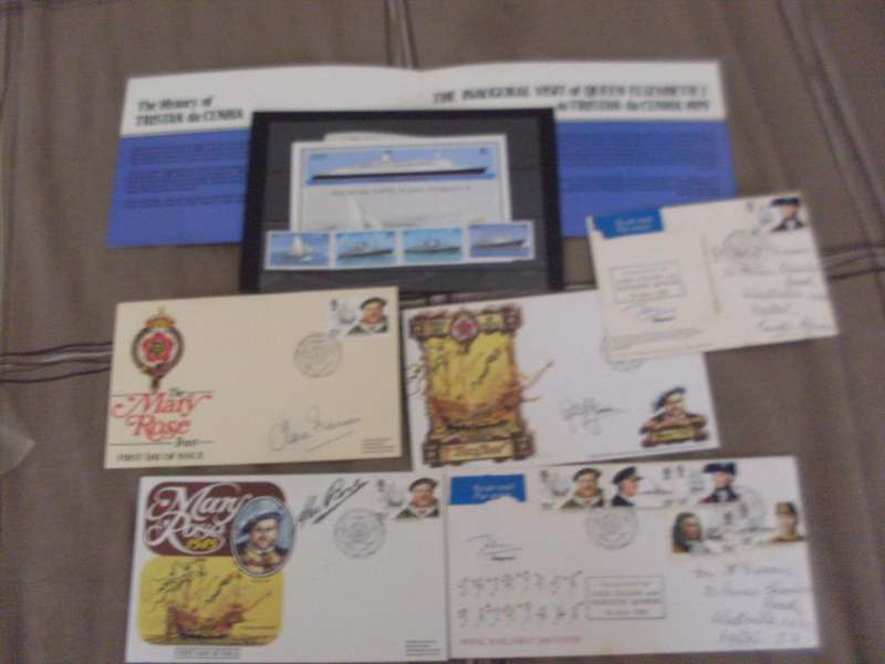 SOME INTERESTING SIGNED  PHILATELY PIECES...SEE DESCRIPTION