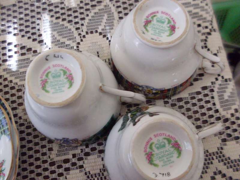 3 VINTAGE SCOTTISH CLAN TRIOS... ROYAL STANDARD BONNIE SCOTLAND