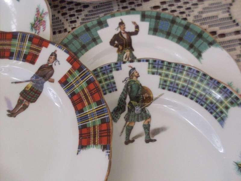 3 VINTAGE SCOTTISH CLAN TRIOS... ROYAL STANDARD BONNIE SCOTLAND
