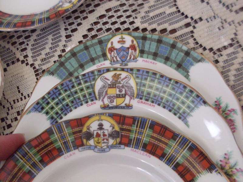 3 VINTAGE SCOTTISH CLAN TRIOS... ROYAL STANDARD BONNIE SCOTLAND