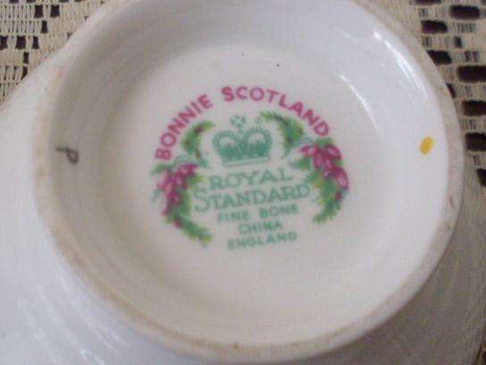 BONNIE SCOTLAND SCOTTISH CLAN MACLEOD MILKJUG  SUGARBOWL