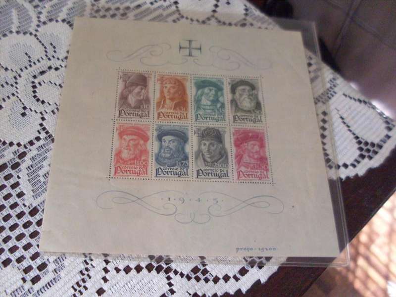 RARE PORTUGAL MINITURE SHEET 1945
