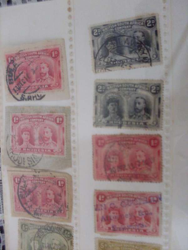 B.S.A. VARIOUS  DOUBLE HEADS AND OTHER POSTAGE STAMPS