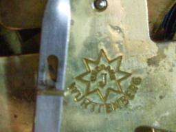 WURTTENBURG (JUNGHANS GERMANY ) LARGE WALL CLOCK...WORKING