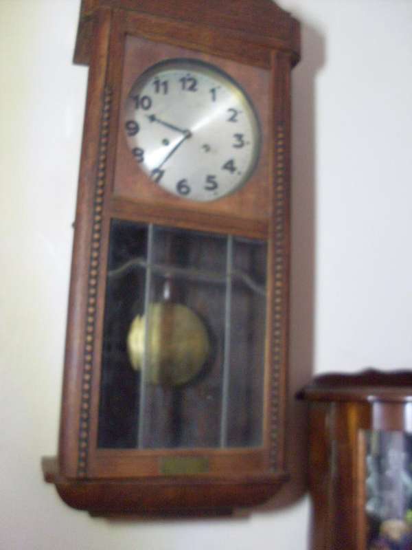 WURTTENBURG (JUNGHANS GERMANY ) LARGE WALL CLOCK...WORKING