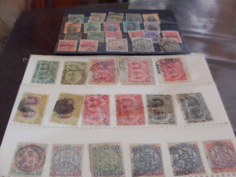 B.S.A. VARIOUS  DOUBLE HEADS AND OTHER POSTAGE STAMPS