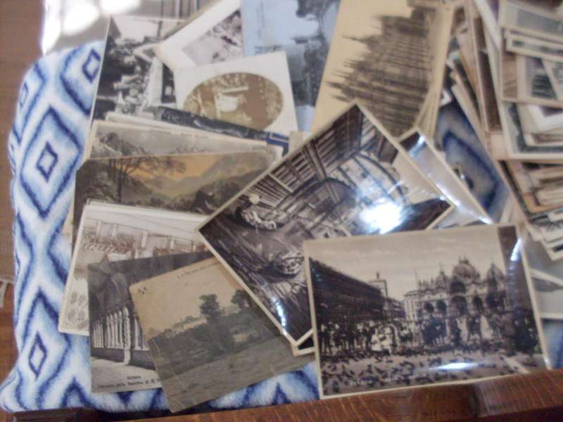 + - 760 VINTAGE POSTCARDS ....BLACK/BROWN/PHOTO/BLUE/HAND COLOURED USED/UNUSED
