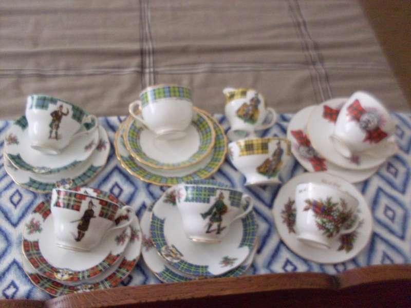 VARIOUS SCOTTISH CLAN TRIOS/DUO/MILKJUG/SUGARBOWL
