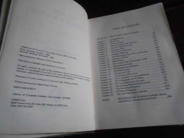 ESCHEL RHOODIE - THE REAL INFORMATION SCANDAL - ORBIS 1983