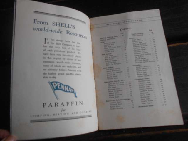 Mrs. Wicks cookery book - Shell Company softback by Shell Company