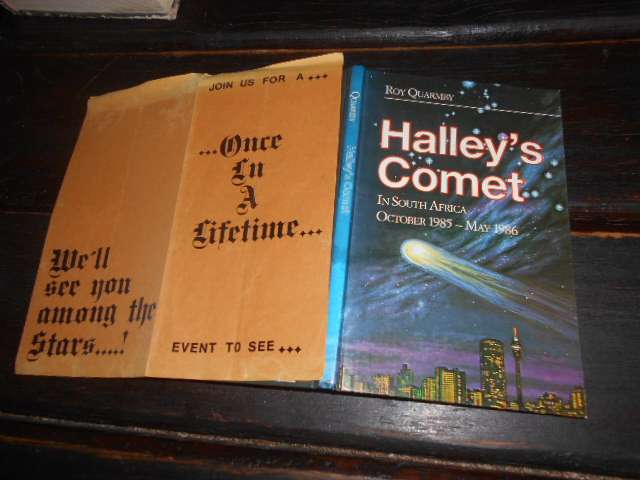 Halley's Comet South Africa, Oct 1985-May 1986 & Sasol 1ste veldgids STERREHEMEL
